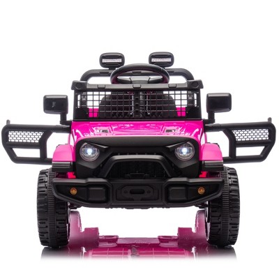 24V Kids Ride On Car Electric Vehicle Parents Control 2WD 4-Wheel Suspension Power Display Bluetooth MP3 LED Headlight Speed 1.86-3.11MPH Age 3