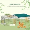 LOVMOR 73" Small Animal Playpen, Pet Playpen Yard Fence for Rabbits - 3 of 4