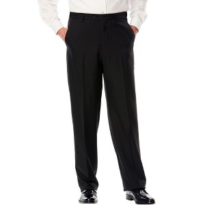 KingSize Men's Big & Tall Easy Movement Plain-Front Expandable Dress Pants - 1 of 4