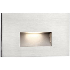 Eurofase 5 1/4"W Brushed Nickel Recessed Trim LED Step Light - 1 of 1