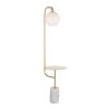 Symbol Contemporary/Glam Floor Lamp with Integrated Table & Marble Base - LumiSource: Tall, LED, UL Listed - image 2 of 4