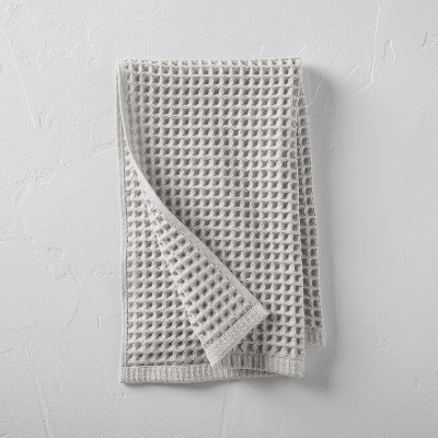 Waffle Hand Towel - Color: Light Grey