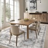 8x10 Rugs Washable Non-Slip - Vintage Floral Area Rug, Large Soft Low Pile Carpet, Stain Resistant Indoor Rug Decor Taupe - 4 of 4