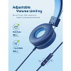 iClever Kids Headphones with Cord, 85/94dB Safe Volume Tech, Bending Resistance Durable, Foldable, Stereo Sound 3.5mm Jack Wired Headphones for Kids - 3 of 4