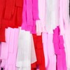 PartyWoo Crepe Paper Streamers Pink Light Hot Red White 6 Rolls 492 ft 1.8 Inch x 82 Ft Rolls - 3 of 4