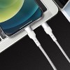 Reiko Power Delivery USB-C to 8-PIN Fast Charging & Sync Nylon-Braided 5FT Cable - two color options - 3 of 4