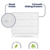 babyGap by Delta Children Legacy 3 Drawer Dresser - Bianca White - 3 of 4