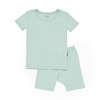 Kyte Baby Short Sleeve Pajamas in Sage - image 2 of 4