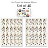 Big Dot of Happiness Let’s Roll - Sushi - Mini Candy Bar Wrapper Stickers - Japanese Party Small Favors - 40 Count - 3 of 4
