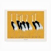 Trademark Fine Art - Pictufy  Japanese Red Crown Crane Matted Framed Art - 3 of 4