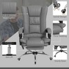 Okak Executive Office Chair with Heat, Massage Computer Chair with Foldable Footrest and Padding Armrest, Swivel Chair for Study, Reading Room - 4 of 4