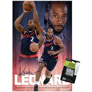 Trends International NBA Los Angeles Clippers - Kawhi Leonard 25 Unframed Wall Poster Prints - 1 of 4