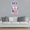 Big Dot of Happiness Stars & Stripes - Hanging Porch Memorial Day, 4th of July and Labor Day Patriotic Outdoor Decor - Front Door Decor - 3 Piece Sign - 3 of 4
