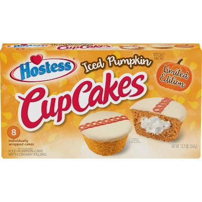 Hostess Iced Pumpkin Cupcakes - 12.7oz