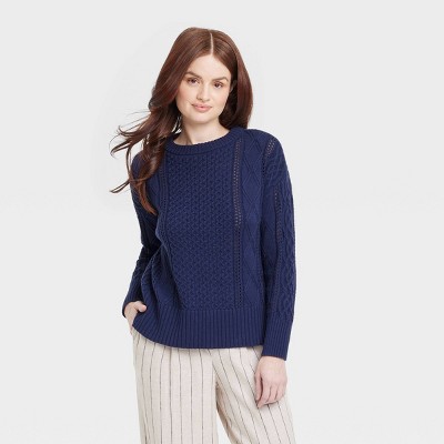 Women's Crewneck Tunic Pullover Sweater - A New Day™