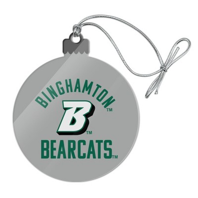Binghamton Bearcats Acrylic Christmas Tree Holiday Ornament