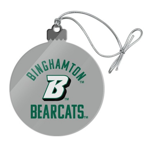 Binghamton Bearcats Acrylic Christmas Tree Holiday Ornament - image 1 of 4