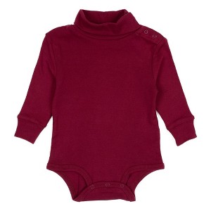 Leveret Baby Long Sleeve Turtleneck Bodysuit - 1 of 3
