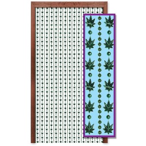 Beistle Weed Bead Curtain, 6' 6" x 24", (1/Box) Multicolored - 1 of 3