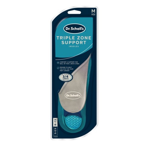 Dr. Scholl's Triple Zone Comfort Insoles For Men - Size (8-13) : Target