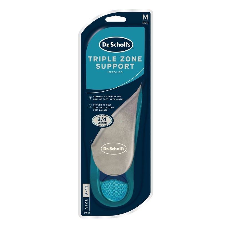 Dr. Scholl&#39;s Triple Zone Comfort Insoles for Men - Size (8-13), 1 of 5