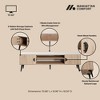 Manhattan Comfort 70.9" Haley TV Stand for TVs up to 55" Natural/Beige - 3 of 4