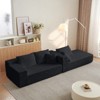 KWPZQEB 104" Cloud Modern Modular Sectional Sofawith L-Shape Chaise & Deep Seat, 3-Seater Upholstered Couches for Living Room, No Assembly - 3 of 4