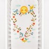 Rookie Humans Love Blooms 100% Cotton Fitted Crib Sheet - 2 of 4