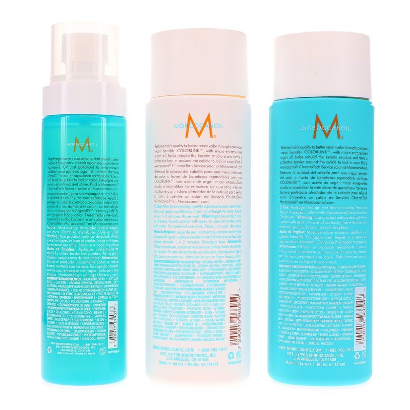 Moroccanoil Color Complete Color Continue Shampoo 8.5 oz & Conditioner 8.5 oz & Protect and Prevent Spray 5.4 oz Combo Pack, 4 of 7