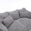 NicBex Chenille Bean Bag Chair with High-Resilience Foam and 2 Seats,Lazy Sofa Chair with Handle Design and Armrest,Lounge Chair for Living Room - 4 of 4