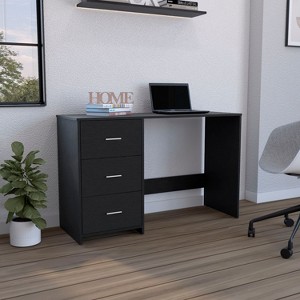NicBex Contemporary Styles Gaming Desk Versatile Office Desk Writing Desk with 1 Drawer, 2 Shelves for Office, Study - 1 of 4