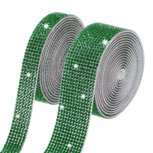 Unique Bargains Rhinestone Self-Adhesive DIY Crafts Crystal Ribbon 1 Pc - 1 of 4