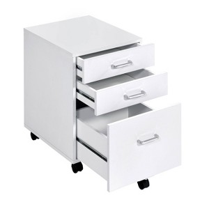 NicBex Mobile File Cabinet with 3 Drawers for Home Office Organizer Letter/Legal/A4/F4 - 1 of 4