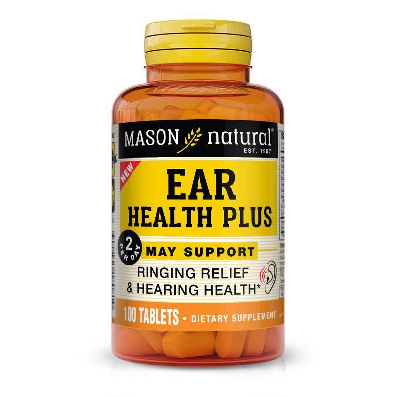 Mason Natural Advanced Ear Health Dietary Supplement - 100ct, 1 of 6