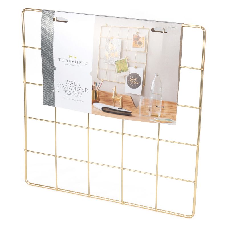 Grid Wall Organizer with Clips - Threshold&#8482;, 3 of 9