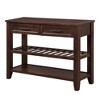 CAVINAS Rectangle Console Table with 2 Storage Drawers and 2 Tiers Shelves,42 inch Mid-Century Entryway Table for Living Room,Hallway - 4 of 4