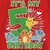 Girl's Pokemon It's My 5th Birthday T-Shirt - image 2 of 4