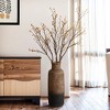 LuxenHome Brown Ombre Terracotta Narrow 18.7-Inch Tall Vase - 3 of 4