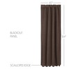 Kettle Grove Plaid Scalloped Blackout Panel 84x40 - 3 of 4