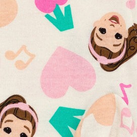 beige / pink