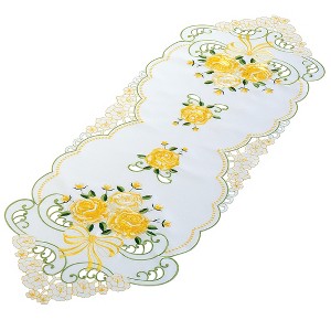 Collections Etc Victorian Rose Dresser Scarf - 1 of 3