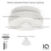 IQ America Battery-Powered LED Motion Sensor Flush Mount Ceiling Light, 7 inch 1150 Lumens, WH - image 4 of 4