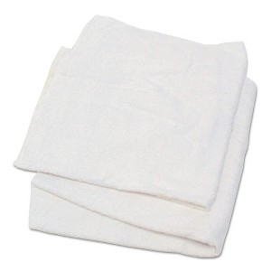 HOSPECO Woven Terry Rags - White - 15 x 17 - 25 lbs - 1 of 1