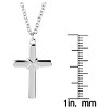 Women's West Coast Jewelry Stainless Steel Cross Pendant Necklace - 3 of 3
