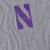 Women's Northwestern University Distressed Primary Crop Top T-Shirt - 2 of 4