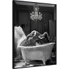 Amanti Art Big Elephant Splash by Niky Rahner Framed Canvas Wall Art - 2 of 4