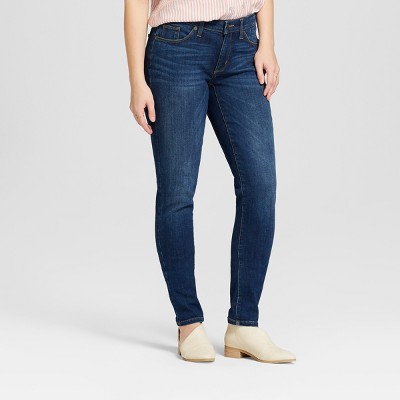 Women's Mid-Rise Curvy Skinny Jeans 