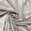 RCZ Décor Elegant Round Table Cloth - Made With Fine Crushed-Velvet Material, Beautiful Off-White Tablecloth With Durable Seams - 3 of 4