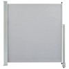 vidaXL Patio Retractable Side Awning 55.1"x118.1" Gray - 2 of 4