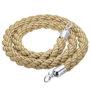 Unique Bargains Hotel Adjustable Queue Divider Stanchion Rope with Snap Hook - 1 of 4